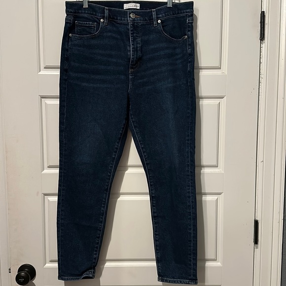 Loft Jeans- High waisted skinny ankle size 14 - Picture 1 of 5